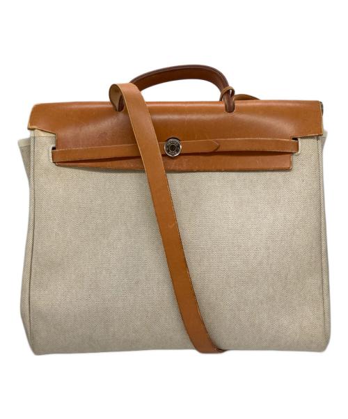 HERMES（エルメス）HERMES (エルメス) エールバッグMM ベージュの古着・服飾アイテム