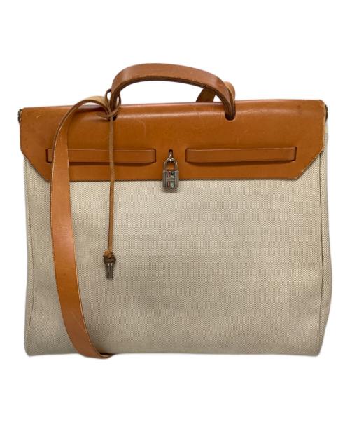 HERMES（エルメス）HERMES (エルメス) エールバッグMM ベージュの古着・服飾アイテム