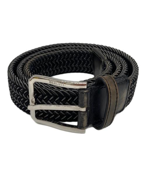 Berluti（ベルルッティ）Berluti (ベルルッティ) メッシュベルト グレー サイズ:115 46の古着・服飾アイテム