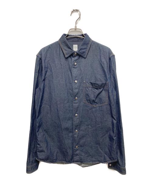 Berluti（ベルルッティ）Berluti (ベルルッティ) カリグラフィーデニムシャツ インディゴ サイズ:38の古着・服飾アイテム