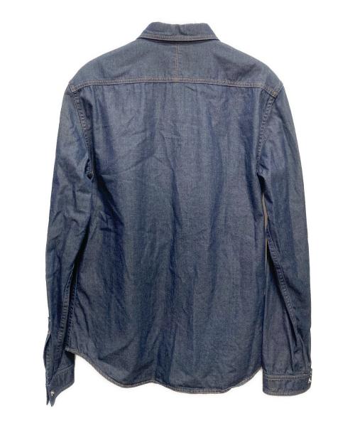 Berluti（ベルルッティ）Berluti (ベルルッティ) カリグラフィーデニムシャツ インディゴ サイズ:38の古着・服飾アイテム