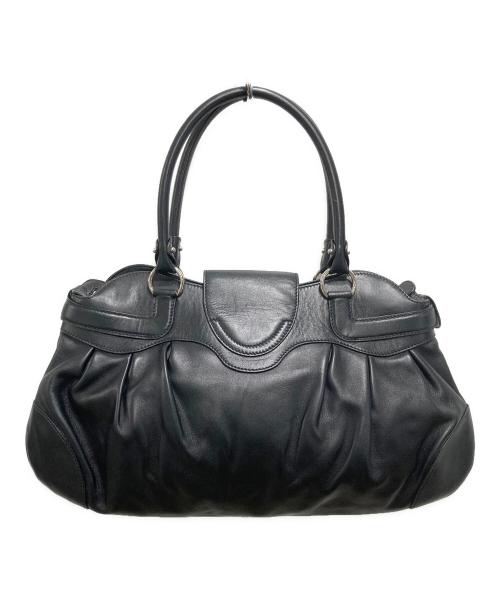 Salvatore Ferragamo（サルヴァトーレ フェラガモ）Salvatore Ferragamo (サルヴァトーレ フェラガモ) ガンチーニ マリッサ/ハンドバッグ ブラックの古着・服飾アイテム