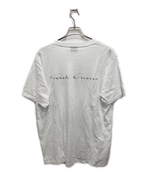 stussy（ステューシー）stussy (ステューシー) RICK OWENS (リックオウエンス) WORLD TOUR tee ホワイト サイズ:Lの古着・服飾アイテム