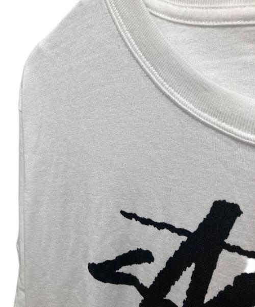 stussy（ステューシー）stussy (ステューシー) RICK OWENS (リックオウエンス) WORLD TOUR tee ホワイト サイズ:Lの古着・服飾アイテム