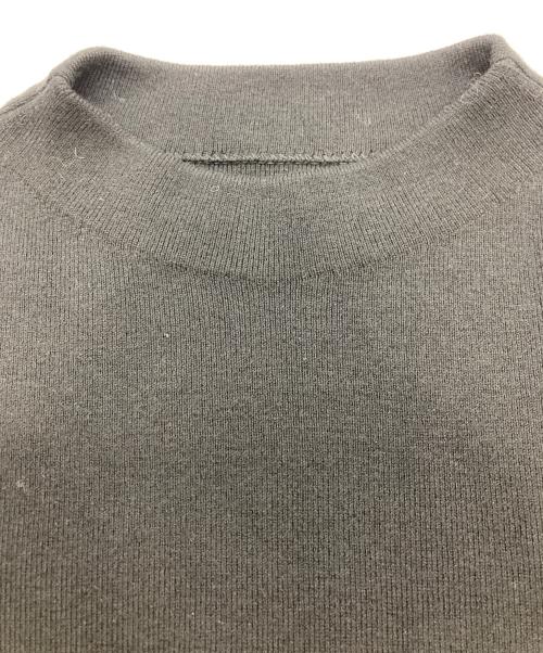 ELENDEEK（エレンディーク）ELENDEEK (エレンディーク) フィット＆フレアニットミックスロングスリーブワンピース ネイビー サイズ:01の古着・服飾アイテム