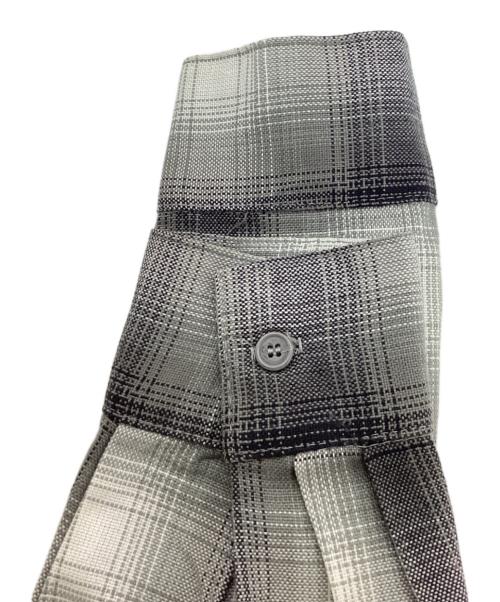 CalTop（キャルトップ）CalTop (キャルトップ) オンブレチェックシャツ グレー サイズ:Lの古着・服飾アイテム