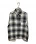 CalTop（キャルトップ）の古着「オンブレチェックシャツ」｜グレー