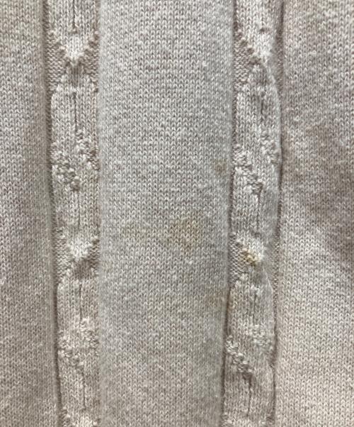 stussy（ステューシー）stussy (ステューシー) ニットポロシャツ ベージュ サイズ:Mの古着・服飾アイテム