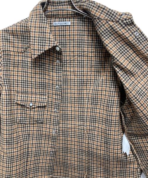 OUR LEGACY（アワーレガシー）OUR LEGACY (アワーレガシー) Wool Shrunken Frontier Shirt ブラウン サイズ:44の古着・服飾アイテム