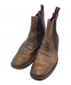 中古・古着通販】BUTTERO (ブッテロ) スウェードブーツ ベージュ