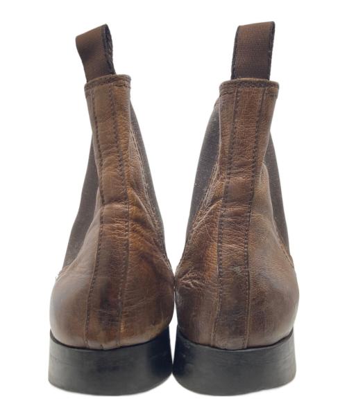 BUTTERO（ブッテロ）BUTTERO (ブッテロ) サイドゴアブーツ ブラウン サイズ:42の古着・服飾アイテム