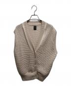 BATONERバトナ―）の古着「ニットベスト」｜ベージュ