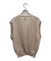 BATONER (バトナ―) ニットベスト ベージュ サイズ:2：4000円