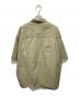 H BEAUTY&YOUTH (エイチ ビューティー&ユース) TYPEWRITER SQUARE CUT SHORT SLEEVE SHIRT/シャツ ベージュ サイズ:Ｌ：6000円