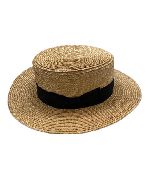 kijima takayuki（キジマタカユキ）kijima takayuki (キジマタカユキ) 麦わら帽子 カンカン帽 ベージュの古着・服飾アイテム