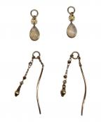 ageteアガット）の古着「K10ピアスチャームセット」