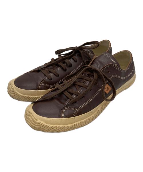SPINGLE MOVE（スピングルムーヴ）SPINGLE MOVE (スピングルムーヴ) レザーシューズ　スニーカー ブラウン サイズ:LLの古着・服飾アイテム