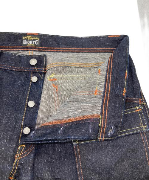 EIGHT G（エイトジー）EIGHT G (エイトジー) 17.5oz DENIM BUSH PANTS インディゴ サイズ:W36L34の古着・服飾アイテム