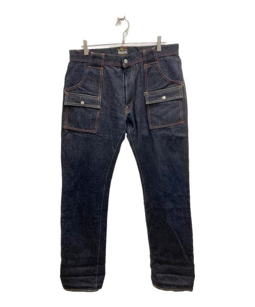 EIGHT G（エイトジー）EIGHT G (エイトジー) 17.5oz DENIM BUSH PANTS インディゴ サイズ:W36L34の古着・服飾アイテム