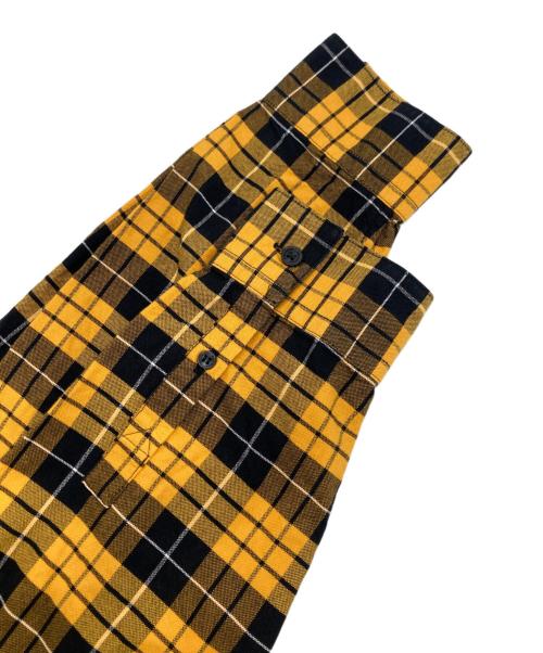 FRED PERRY（フレッドペリー）FRED PERRY (フレッドペリー) タータン オックスフォード シャツ／TARTAN OXFORD SHIRT イエロー サイズ:Mの古着・服飾アイテム