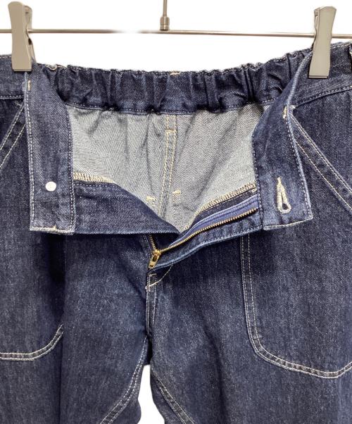 vent blanc（ヴァンブラン）vent blanc (ヴァンブラン) 12ozデニムベイカーパンツ デニムパンツ インディゴ サイズ:FREEの古着・服飾アイテム