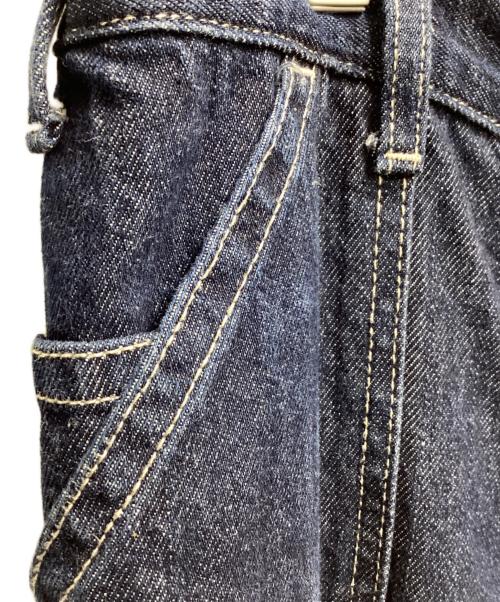 vent blanc（ヴァンブラン）vent blanc (ヴァンブラン) 12ozデニムベイカーパンツ デニムパンツ インディゴ サイズ:FREEの古着・服飾アイテム