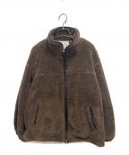 RIVE DROITEリヴドロワ）の古着「テディボアジップコート」｜ブラウン