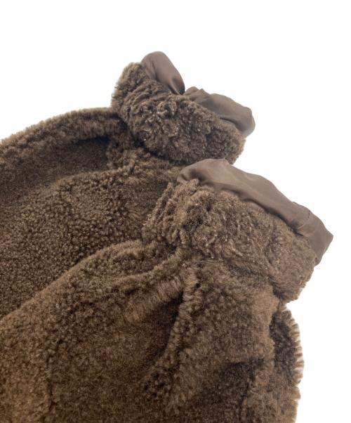 RIVE DROITE（リヴドロワ）RIVE DROITE (リヴドロワ) テディボアジップコート ブラウン サイズ:FREEの古着・服飾アイテム