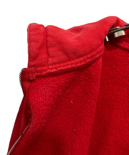 SUPREME（シュプリーム）Supreme (シュプリーム) 15AW FELT HOODED LOGO ZIP UP レッド サイズ:Mの古着・服飾アイテム