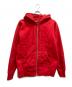 Supreme（シュプリーム）の古着「15AW FELT HOODED LOGO ZIP UP」｜レッド