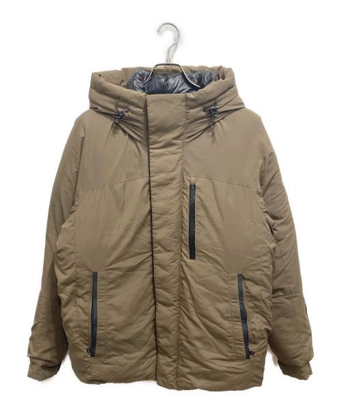nano・universe（ナノ・ユニバース）nano・universe (ナノ・ユニバース) NISHIKAWA DOWN (ニシカワダウン) ダウンジャケット ブラウン サイズ:Lの古着・服飾アイテム