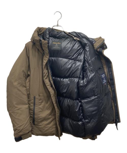 nano・universe（ナノ・ユニバース）nano・universe (ナノ・ユニバース) NISHIKAWA DOWN (ニシカワダウン) ダウンジャケット ブラウン サイズ:Lの古着・服飾アイテム