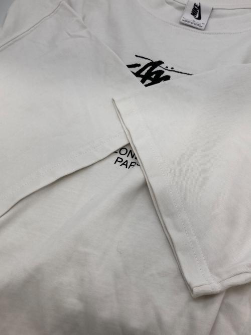 NIKE（ナイキ）NIKE (ナイキ) stussy (ステューシー) INTERNATIONAL TEE／インターナショナル半袖Tシャツ ホワイト サイズ:XLの古着・服飾アイテム