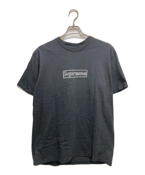 SUPREME（シュプリーム）Supreme (シュプリーム) KAWS Chalk Logo Tee カウズ ボックスロゴ Tシャツ ブラック サイズ:Lの古着・服飾アイテム