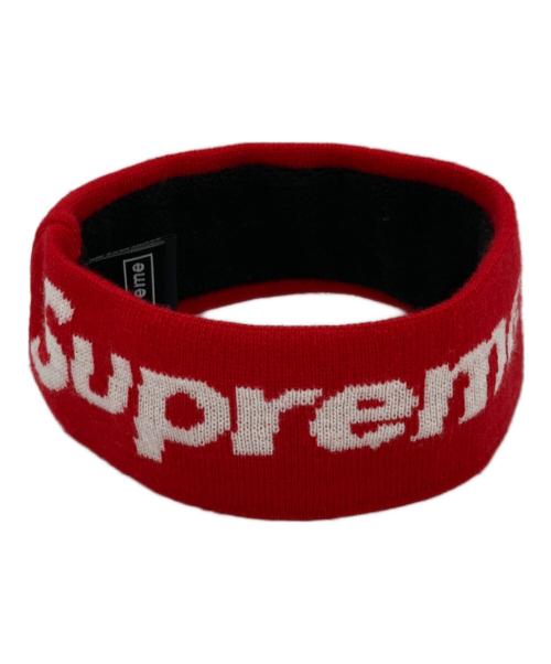 SUPREME（シュプリーム）SUPREME (シュプリーム) New Era (ニューエラ) Big Logo Headband Red／ヘアバンド レッド サイズ:-の古着・服飾アイテム
