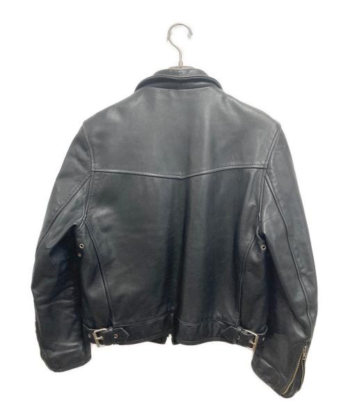 HARLEY-DAVIDSON（ハーレーダビッドソン）HARLEY-DAVIDSON (ハーレーダビッドソン) ライダースジャケット ブラック サイズ:Lの古着・服飾アイテム