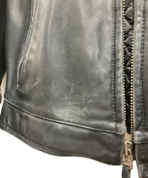 HARLEY-DAVIDSON（ハーレーダビッドソン）HARLEY-DAVIDSON (ハーレーダビッドソン) ライダースジャケット ブラック サイズ:Lの古着・服飾アイテム