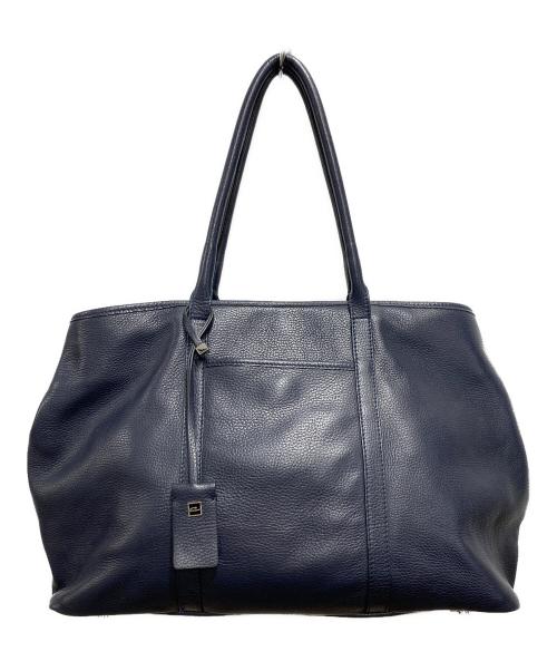 GIANNI CHIARINI（ジャンニ キアリーニ）GIANNI CHIARINI (ジャンニ キアリーニ) トートバッグ ネイビーの古着・服飾アイテム