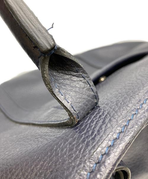 GIANNI CHIARINI（ジャンニ キアリーニ）GIANNI CHIARINI (ジャンニ キアリーニ) トートバッグ ネイビーの古着・服飾アイテム