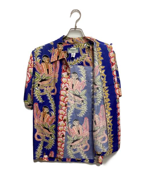 KAMEHAMEHA（カメハメハ）KAMEHAMEHA (カメハメハ) アロハシャツ ブルー サイズ:Sの古着・服飾アイテム