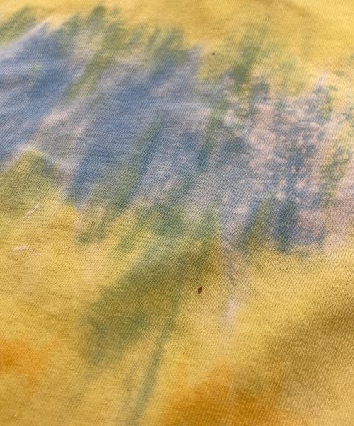 Primal（プライマル）Primal (プライマル) タイダイ カエル スカル 90’s Tシャツ イエロー サイズ:XLの古着・服飾アイテム