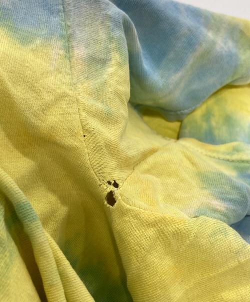 Primal（プライマル）Primal (プライマル) タイダイ カエル スカル 90’s Tシャツ イエロー サイズ:XLの古着・服飾アイテム