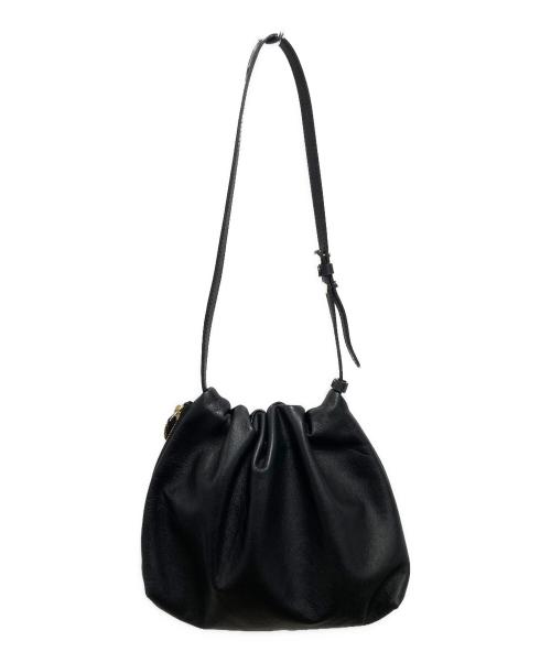 gem by russet（ジェムバイラシット）gem by russet (ジェムバイラシット) レザーワンハンドルバッグ ブラックの古着・服飾アイテム