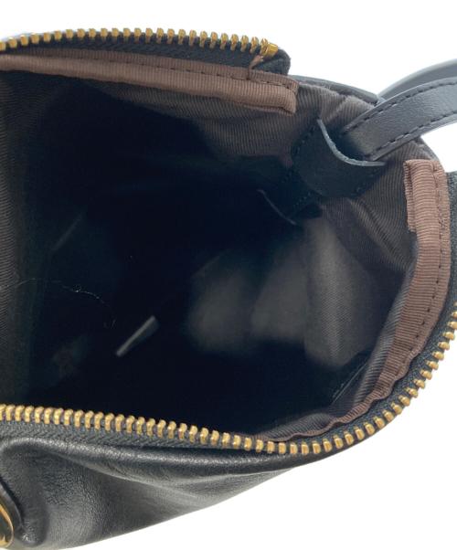 gem by russet（ジェムバイラシット）gem by russet (ジェムバイラシット) レザーワンハンドルバッグ ブラックの古着・服飾アイテム