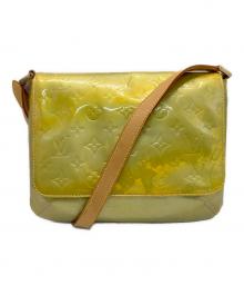 LOUIS VUITTON（ルイ ヴィトン）の古着「モノグラムヴェルニ トンプソンストリート ショルダーバッグ ワンショルダーバッグ」｜イエロー