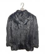 TOGUトグ）の古着「毛皮ハーフコート」｜ブラウン