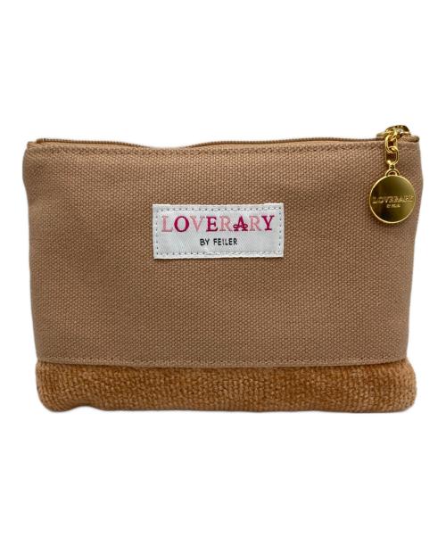 LOVERARY by FEILER（ラブラリー バイ フェイラー）LOVERARY by FEILER (ラブラリー バイ フェイラー) オールドテディ ワッペンポーチ ブラウンの古着・服飾アイテム