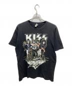 ALSTYLE APPAREL & ACTIVEWEARアレスタイルアパレル＆アクティブウェア）の古着「KISS/Tシャツ」｜ブラック