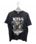 ALSTYLE APPAREL & ACTIVEWEAR（アレスタイルアパレル＆アクティブウェア）の古着「KISS/Tシャツ」｜ブラック
