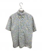 reyn spoonerレイン スプナー）の古着「花柄シャツ」｜ベージュ×ブルー
